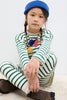 WEEKEND HOUSE KIDS 'THE GOOD NEWS CLUB' Winter garden Striped leggings