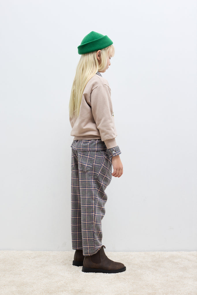 WEEKEND HOUSE KIDS 'THE GOOD NEWS CLUB' Magic toothbrush carrot pants in grey