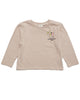 WEEKEND HOUSE KIDS 'THE GOOD NEWS CLUB' Baby Embroidered toothbrush long sleeve t-shirt top