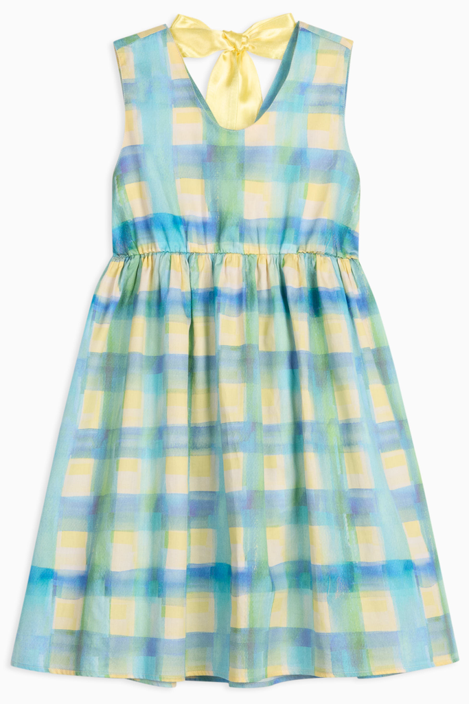 WOLF AND RITA  'The Invisible Magic Club'  LUCRÉCIA GRID DRESS