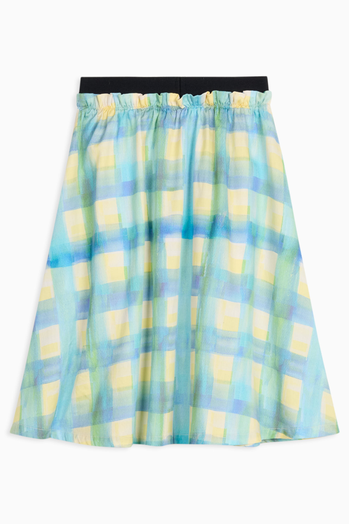 WOLF AND RITA  'The Invisible Magic Club'  SILVINA GRID SKIRT