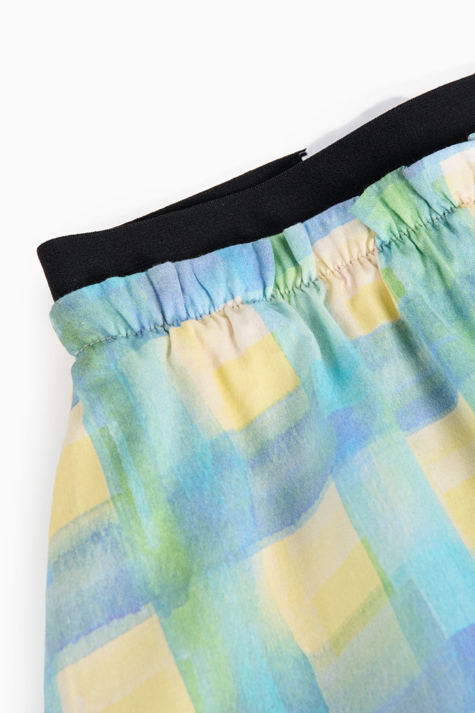 WOLF AND RITA  'The Invisible Magic Club'  SILVINA GRID SKIRT