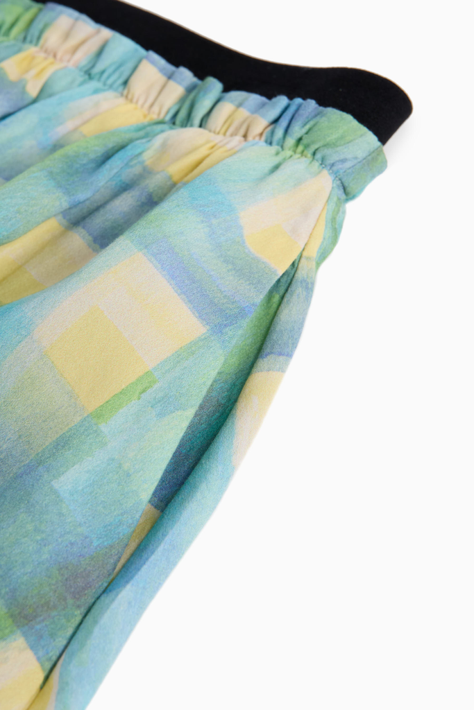 WOLF AND RITA  'The Invisible Magic Club'  SILVINA GRID SKIRT