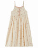 EMILE ET IDA SS26 Sun Dress with Ties and Embroidery
