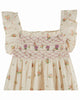 EMILE ET IDA SS26 Sun Dress with Smocked Bodice and Scalloped Edge