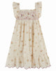 EMILE ET IDA SS26 Sun Dress with Smocked Bodice and Scalloped Edge
