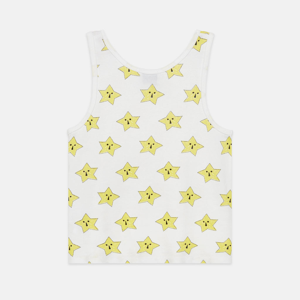 WEEKEND HOUSE KIDS SS26 'The Art of Seeing'  Stars all over tank t-shirt