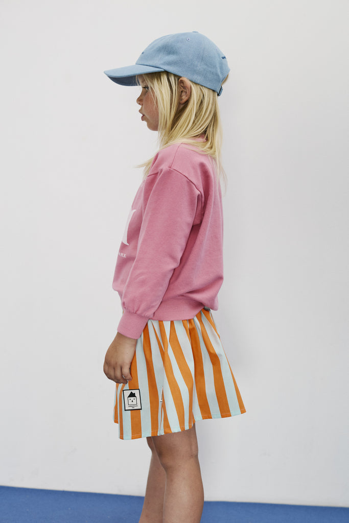 WEEKEND HOUSE KIDS SS26 'The Art of Seeing'  Stripes short skirt
