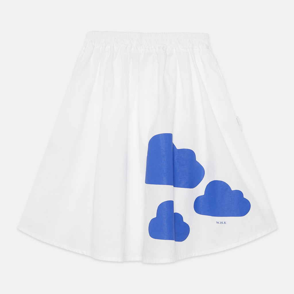 WEEKEND HOUSE KIDS SS26 'The Art of Seeing'  Cloud popelin long skirt