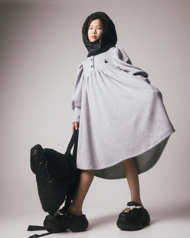 LITTLE CREATIVE FACTORY FW26 "DOLLS" Polar Bomber Jacket