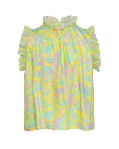 STELLA MCCARTNEY KIDS Rainbow Star-print Pleated Dress