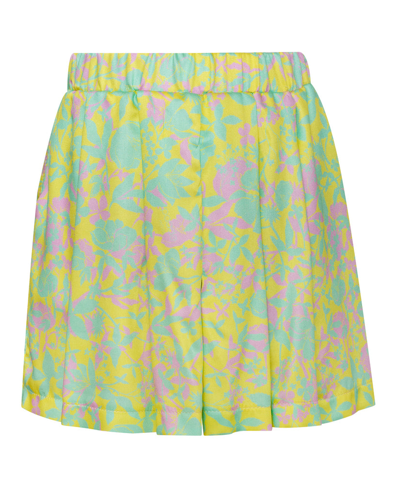 PAADE MODE "RETURN TO NATURE" Viscose Pleated Skorts in Anemone