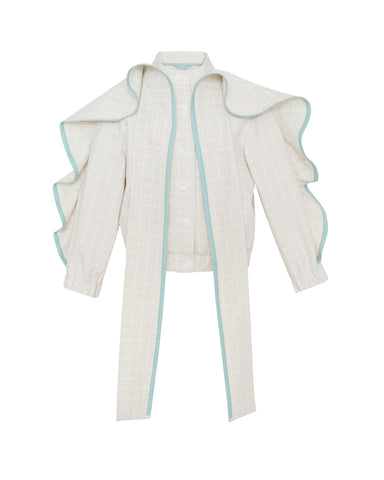 PAADE MODE "RETURN TO NATURE" Knitted Cardigan in Starfish Pink