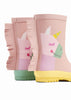 STELLA MCCARTNEY KIDS Girl Unicorn Rain Boots with Fringes