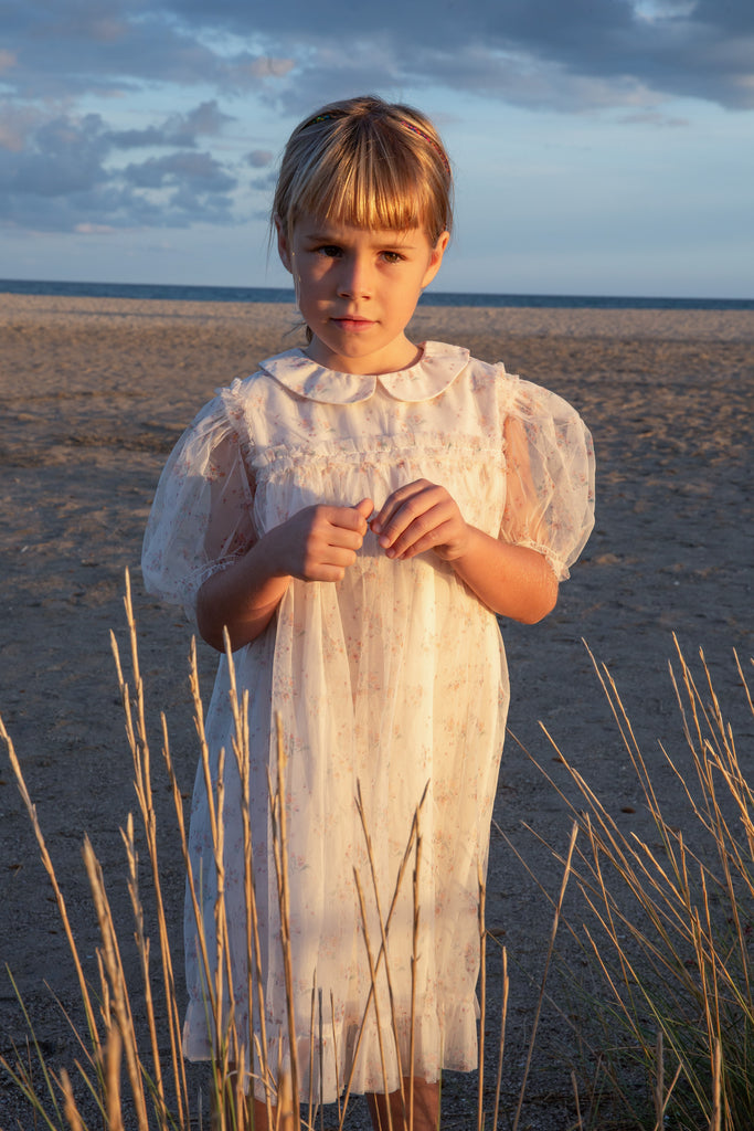 C'ERA UNA VOLTA SPRING 2026 Deborah Dress Cream Flower