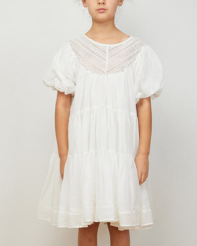 NIKOLIA "Good Morning Heaven" Ombria Tri-Color Cotton Dress