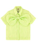 CAROLINE BOSMANS Ss23 Bow Shirt in Neon Yellow