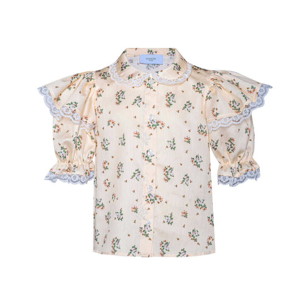 PAADE MODE "ROMANTIC MONSTERS" Bees Blouse in Beige