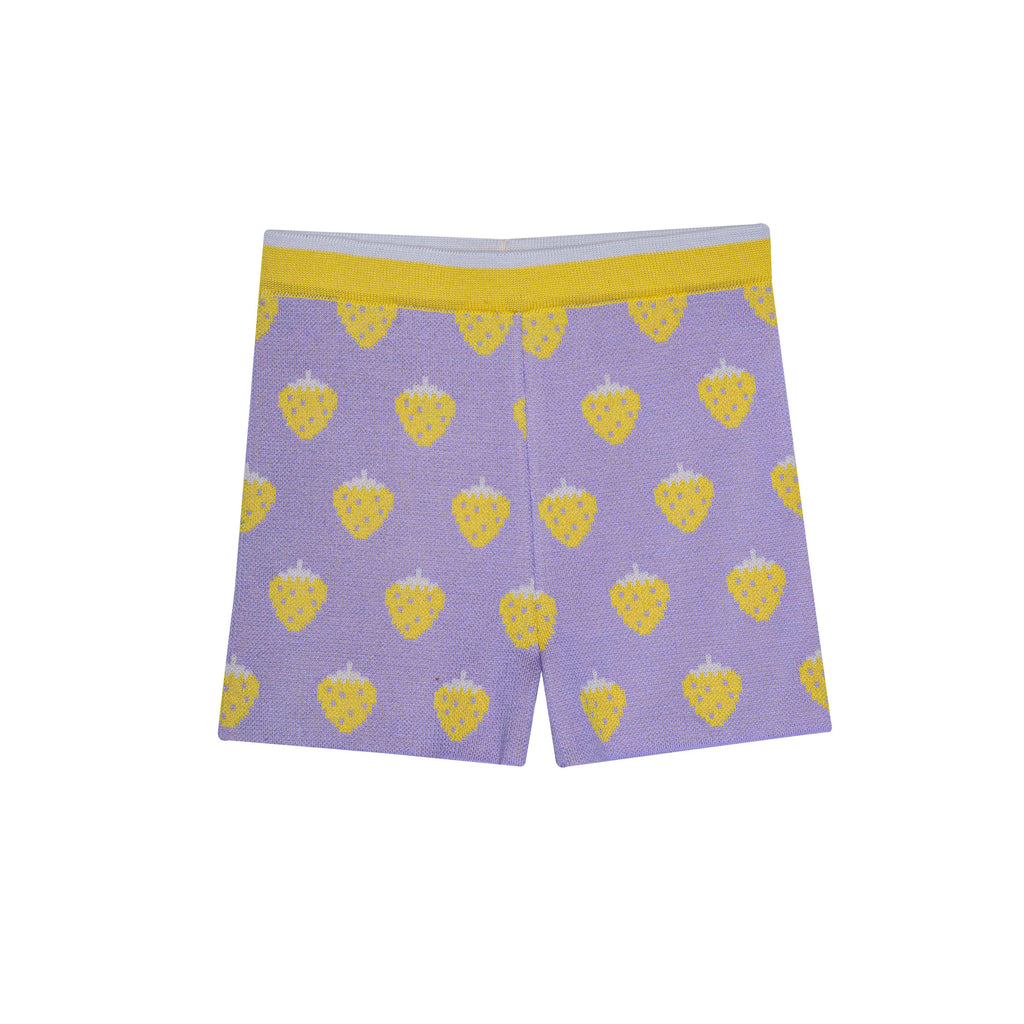 PAADE MODE "ROMANTIC MONSTERS" Knit Shorts Berries in Violet
