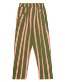 WEEKEND HOUSE KIDS Green and Pink Striped Pants