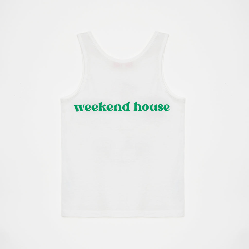 WEEKEND HOUSE KIDS Parches Tanktop T-shirt Top in White
