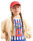 WEEKEND HOUSE KIDS Gum Stripes Crop T-shirt Top