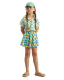 WEEKEND HOUSE KIDS Chess Multi-Tiered Mini Skirt