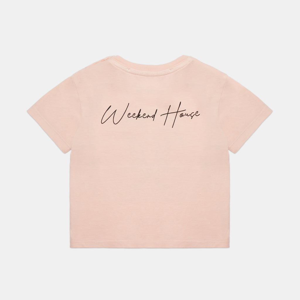 WEEKEND HOUSE KIDS Baby Pink Kid T-shirt Top