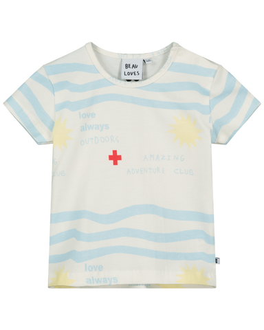 SCOTCH AND SODA Boy  Relaxed Fit Dip-Dyed Pocketed T-shirt