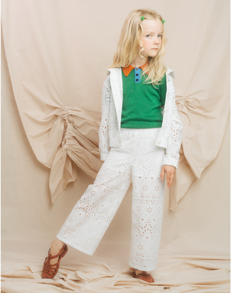 Cotton Cargo Pants - White - Kids | H&M US