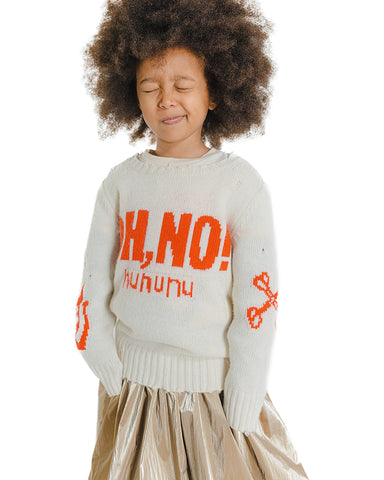 NUNUNU SS24 SMIRKS T-Shirt in Orange