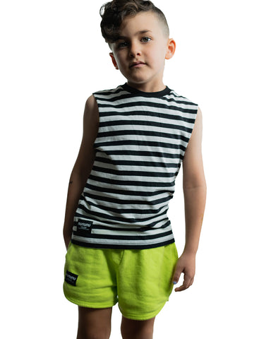 SCOTCH AND SODA Boy Place Print Seersucker Stripe Short Sleeve Shirt