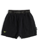 NuNuNu MUSLIN Shorts in Black