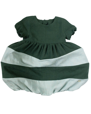 UPA Claudia Linen Dress in Green