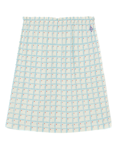 PETITE AMALIE "Secret Garden"  Marie Silk Organza Skirt in Cream