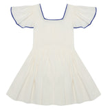 THE MIDDLE DAUGHTER Square The Circle Dress in Sea Salt