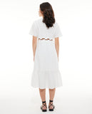 LE COYOTES DE PARIS Teen Tied Cotton Dress