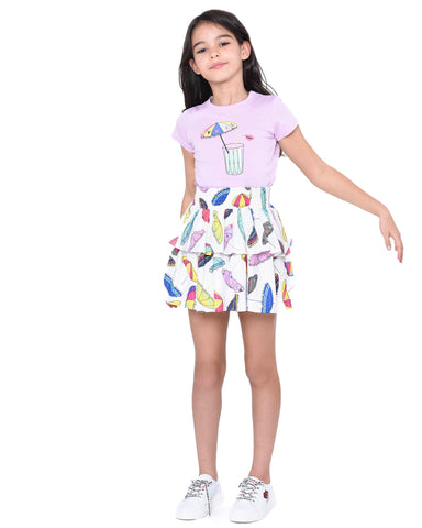 SONIA RYKIEL Flower Print T-shirt Dress