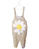 PERO KIDS 100% Linen Jumpsuit with Daisy Appliqué