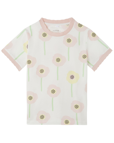 STELLA MCCARTNEY Short Sleeve T-shirt with Cowboy Boots Graphic