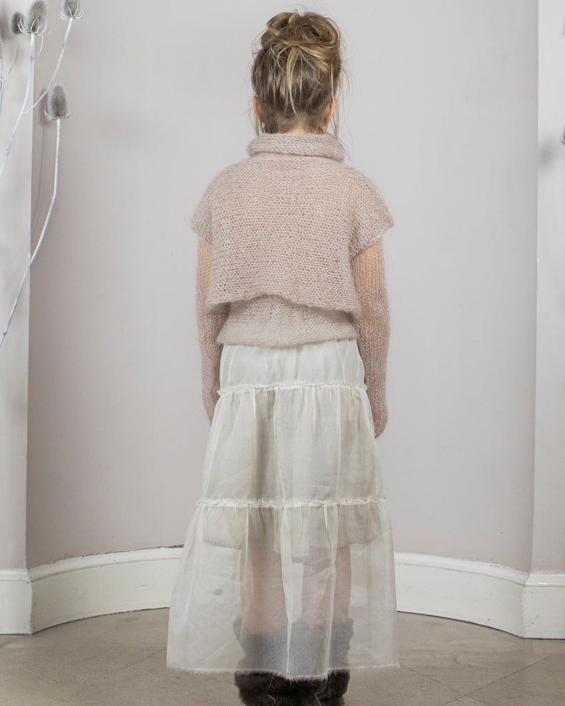 UPA Anges Multi-Layered Hand-Knit Mohair Top