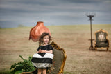 UPA Silk Tafetta Balloon Skirt Black Grace Dress