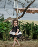 UPA Silk Tafetta Balloon Skirt Black Grace Dress
