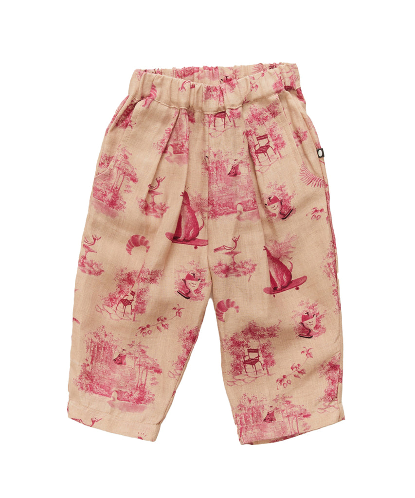 OEUF "Franglaise" Fancy Pants in Peony Toile