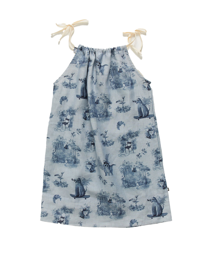 OEUF "Franglaise" Linen Julie Dress in Toile