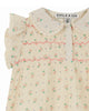 EMILE ET IDA Baby Dress Embroidered in Tiny Flowers