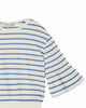 EMILE ET IDA Pointlette Bell Sleeve Marine Stripe T-shirt Top