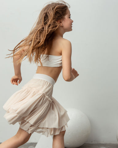 PETITE AMALIE "Wonderland" Daisy Embroidered Skirt