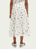 SCOTCH AND SODA Girl All-Over Printed Grape Maxi Skirt