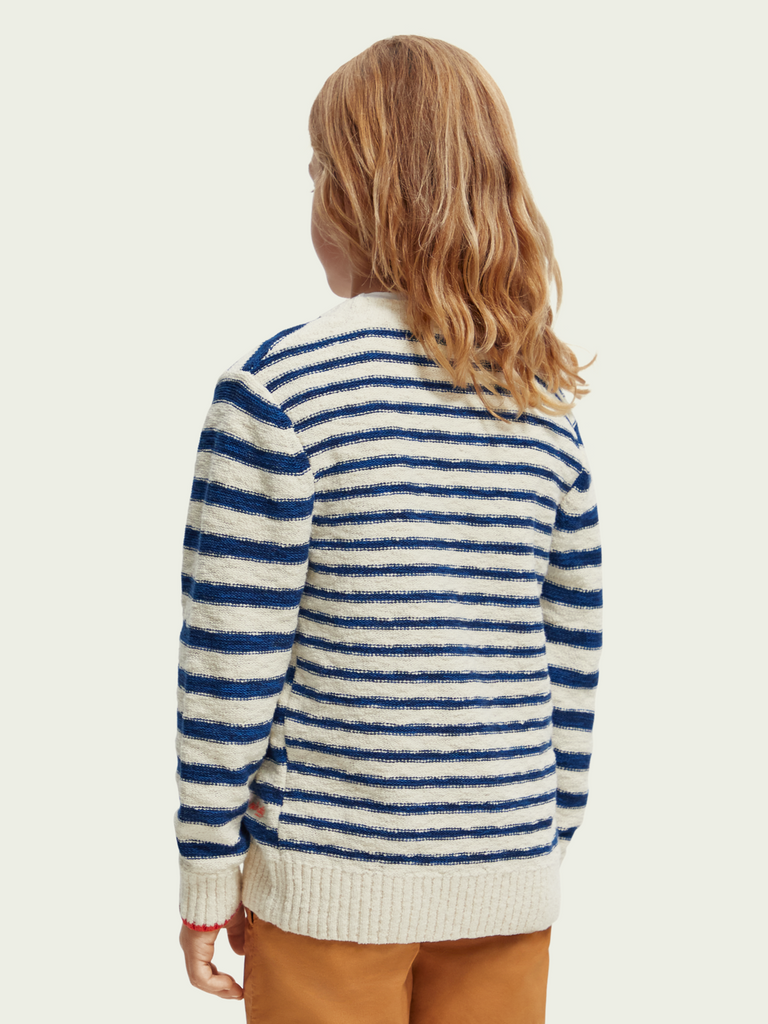 SCOTCH SODA Yarn-dyed Sweater Pullover